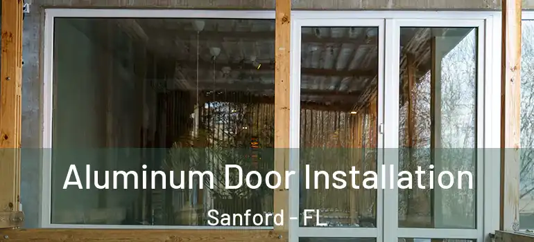 Aluminum Door Installation Sanford - FL